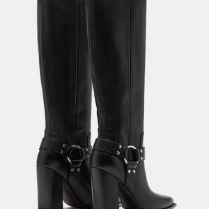 Steve Madden Black Heeled Boots